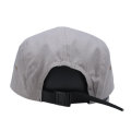 gris clair couleur simple promotionnel personnalisé nouveau design plat bord 5 panneau camp cap